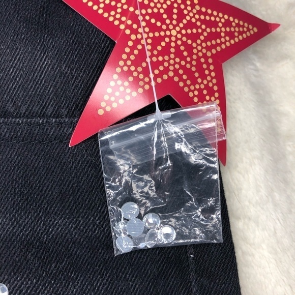 Simple Society Super High Rise Black Denim Jeans Sz 17/33 - Picture 7 of 8